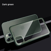 Load image into Gallery viewer, Tempered Glass Case For iPhone 7 8 6 6s Plus High Quality Clear Soft Silicone Glass Cover For iPhone 11 Pro X XR XS Max Cases