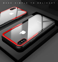 Load image into Gallery viewer, Tempered Glass Case For iPhone 7 8 6 6s Plus High Quality Clear Soft Silicone Glass Cover For iPhone 11 Pro X XR XS Max Cases