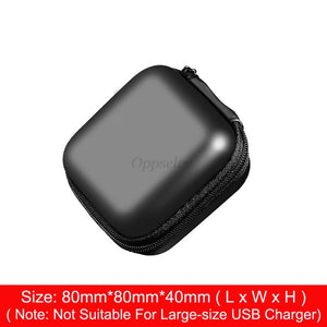 Mobile Phone Accessories Storage Package Mini Case For Bose Sennheiser Earphone Earpads USB Cable Charger USB Drive SD TF Cards