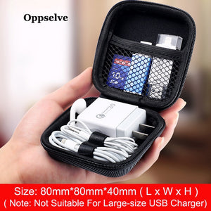 Mobile Phone Accessories Storage Package Mini Case For Bose Sennheiser Earphone Earpads USB Cable Charger USB Drive SD TF Cards