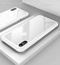 Load image into Gallery viewer, Tempered Glass Case For iPhone 7 8 6 6s Plus High Quality Clear Soft Silicone Glass Cover For iPhone 11 Pro X XR XS Max Cases
